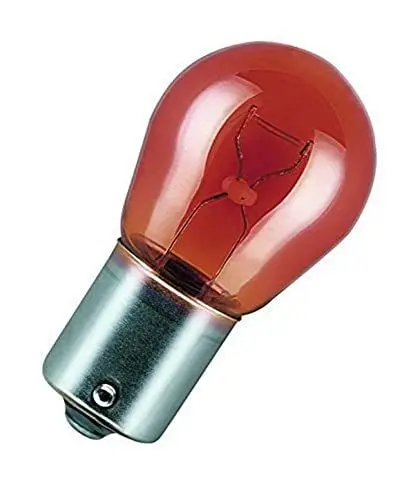 Produktbild: Osram ORIGINAL Blinklichtlampe PY21W, 7507, 12V, 10er Faltschachtel, rot