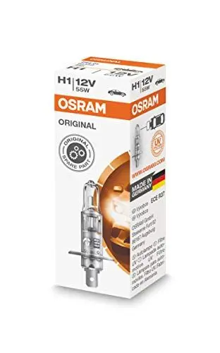 Produktbild: Osram ORIGINAL H1, Halogen-Scheinwerferlampe, 64150, 12V PKW, Faltschachtel (1 Stück)
