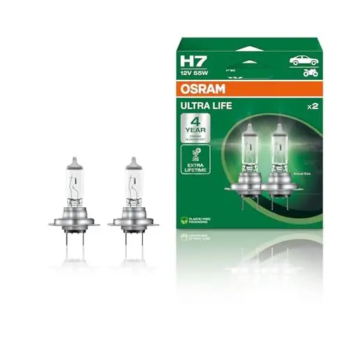 Produktbild: Osram ULTRA LIFE H7, Halogen-Scheinwerferlampe, 64210ULT-HCB, 12V PKW, Duobox (2 Stück)