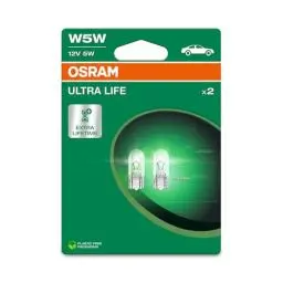 Produktbild: Osram ULTRA LIFE, W5W, Doppelblister, 2 Lampen, white