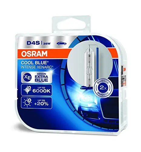 Produktbild: Osram Xenarc Cool Blue Intense HID-Xenon Birnen - D4S - 12V/35W - Satz à 2 Stück (max. 5500K)