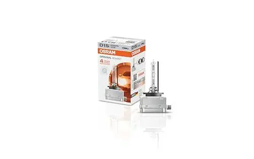 Produktbild: Osram Xenarc Original D1S HID Xenon-Brenner, Entladungslampe, Erstausrüsterqualität OEM, 66140, Faltschachtel, Weiß, (1 Stück), Weiss weiss