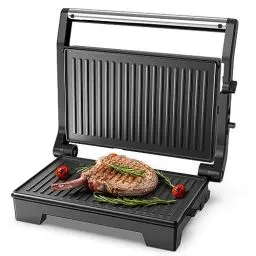 Produktbild: OSTBA Kontaktgrill für alle Toast, Steak und Panini Grill, 3-in-1-Kontaktgrill(Antihaftbeschichtung), mit Kontrollleuchte, 1000 Watt, leicht zu reinigen
