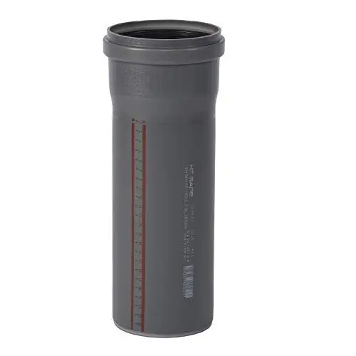 Produktbild: Ostendorf HTsafe HT-Rohr mit Muffe DN 110 mm 250 mm, grau