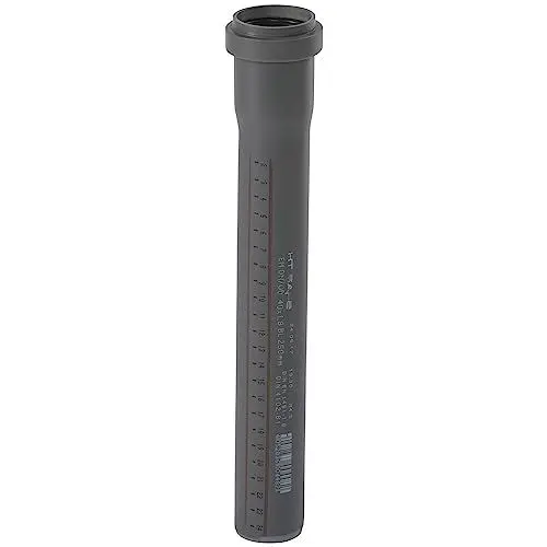Produktbild: Ostendorf HTsafe HT-Rohr mit Muffe DN 40 mm 250 mm, grau