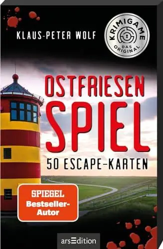 Produktbild: Ostfriesenspiel: 50 Escape-Karten | Ein Krimi-Game von Bestseller-Autor Klaus-Peter Wolf