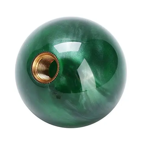 Produktbild: Ota Tacoma Schalt Getriebe Nicht Metall Kristall Dunkel Jockey Schalthebel Marmor Stil Runde Ball Gang Shifter Knopf Kopf mit Adapter