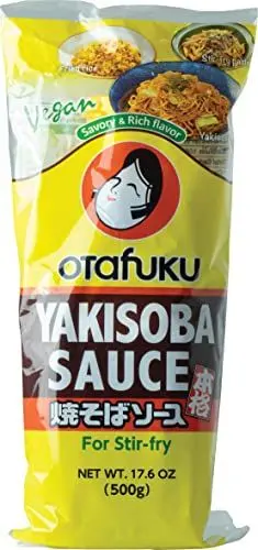 Produktbild: Otafuku Yakisoba Sauce – Aromatische, japanische Würzsauce zum Verfeinern von Bratnudeln und vielen weiteren Gerichten (1 x 422 ml)