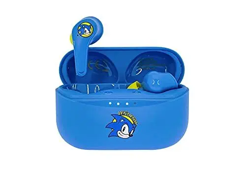 Produktbild: OTL Technologies Bluetooth-Kopfhörer V5.0 Sonic The Hedgehog mit Ladebox, blau