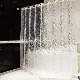 Produktbild: OTraki Duschvorhang 240 x 200 cm (Breite 240, Höhe 200) Anti Schimmel, Eva Duschvorhänge Umweltfreundlich Badvorhänge Waschbar Shower Curtains 3D Wasserdicht mit 16 duschvorhang Ringe