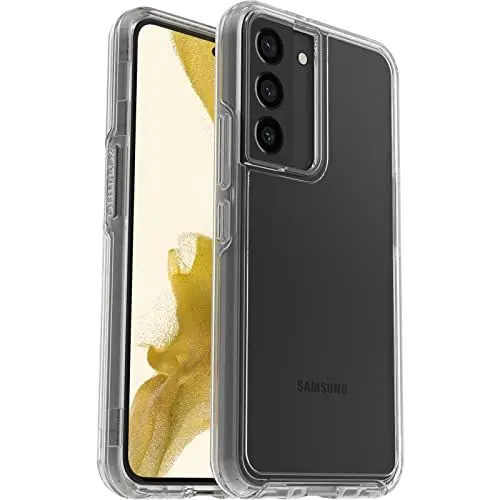 Produktbild: OtterBox Symmetry Clear Hülle für Galaxy S22, sturzsicher, schützende Hülle, 3X getestet nach Militärstandard, antimikrobiell, Transparent, Keine Einzelhandelsverpackung
