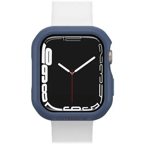 Produktbild: OtterBox All Day Bumper für Apple Watch Series 9/8/7 - 45mm, stoßfeste, sturzsichere, schlanke Schutzhülle für Apple Watch, schützt den Display und die Kanten, Dunkelblau