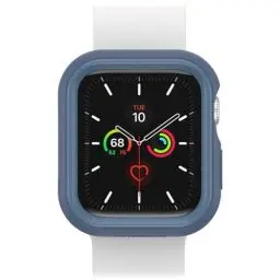 Produktbild: OtterBox Bumper für Apple Watch Series SE (2nd/1st gen)/6/5/4-44mm, stoßfeste, sturzsichere, schlanke Schutzhülle für Apple Watch, schützt den Display und die Kanten, Blau
