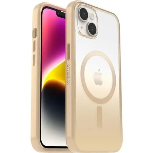 Produktbild: OtterBox Clear Case Serie mit MagSafe für iPhone 14, stoßfest, sturzsicher, Ultra-dünn, schützende dünne Hülle, 2X getestet nach Militärstandard, Tiara