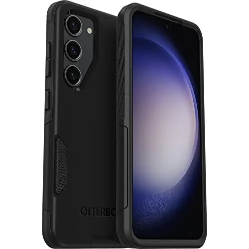 Produktbild: OtterBox Commuter Hülle für Galaxy S23, sturzsicher, schützende Hülle, 3X getestet nach Militärstandard, antimikrobieller Schutz, Schwarz, Keine Einzelhandelsverpackung