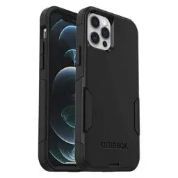 Produktbild: OtterBox Commuter Hülle für iPhone 12 / iPhone 12 Pro, sturzsicher, schützende Hülle, 3x getestet nach Militärstandard, antimikrobieller Schutz, Schwarz, Keine Einzelhandelsverpackung