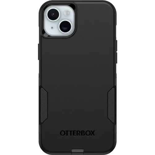 Produktbild: OtterBox Commuter Hülle für iPhone 15 Plus/iPhone 14 Plus, sturzsicher, schützende Hülle, 3X Schwarz, Keine Einzelhandelsverpackun