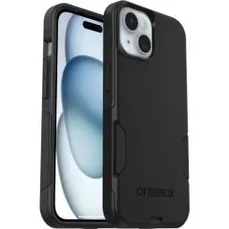 Produktbild: OtterBox Commuter Hülle für iPhone 15 / iPhone 14 / iPhone 13, sturzsicher, schützende Hülle, 3x getestet nach Militärstandard, Schwarz, Keine Einzelhandelsverpackung