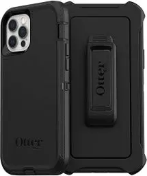 Produktbild: OtterBox Defender Hülle für iPhone 12 / iPhone 12 Pro, stoßfest, sturzsicher, Ultra-robust, schützende Hülle, 4X getestet nach Militärstandard, Schwarz