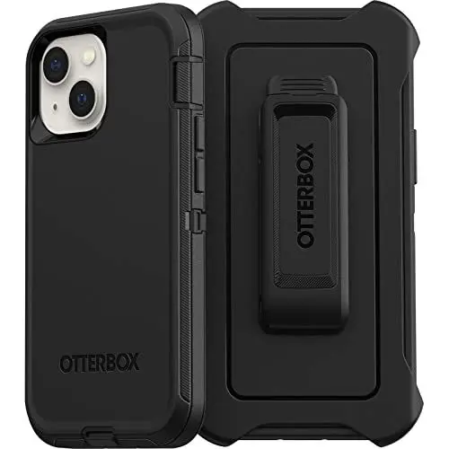Produktbild: OtterBox Defender Hülle für iPhone 13 Mini/iPhone 12 Mini, stoßfest, sturzsicher, Ultra-robust, schützende Hülle, 4X Schwarz