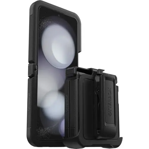 Produktbild: OtterBox Defender XT Hülle für Samsung Galaxy Z Flip5, stoßfest, Ultra-robust, schützende Hülle, 4X getestet nach Militärstandard, für Faltbare Handys, Schwarz