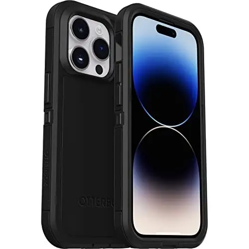Produktbild: OtterBox Defender XT Hülle für iPhone 14 Pro mit MagSafe, stoßfest, Ultra-robust, schützende Hülle, 4X Schwarz