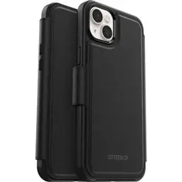 Produktbild: OtterBox Folio für iPhone 14 Plus für MagSafe, Soft Touch Folio mit 3 Slots, Starke magnetische Ausrichtung und Befestigung mit MagSafe, Schwarz