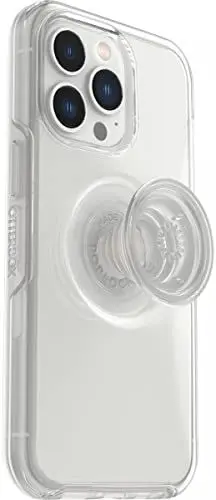 Produktbild: OtterBox Otter+Pop Hülle für iPhone 13 Pro, stoßfest, sturzsicher, schützende Hülle mit PopSockets PopGrip, 3X Transparent