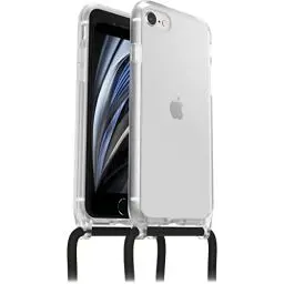 Produktbild: OtterBox React Necklace Hülle für iPhone 7/8/SE 2020/SE 2022, ultraschlanke, schützende Hülle mit Verstellbarer und Abnehmbarer Handykette, Getestet nach Militärstandard, Transparent