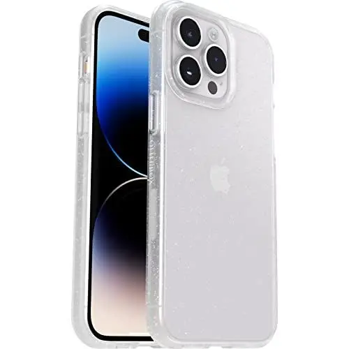 Produktbild: OtterBox React Series Hülle für iPhone 14 Pro Max, stoßfest, sturzsicher, ultraschlank, schützende Hülle, Getestet nach Militärstandard, Stardust/Transparent