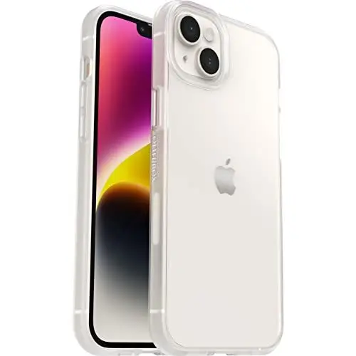 Produktbild: OtterBox Sleek Hülle für iPhone 14 Plus, stoßfest, sturzsicher, ultraschlank, schützende Hülle, Getestet nach Militärstandard,Transparent, Keine Einzelhandelsverpackung