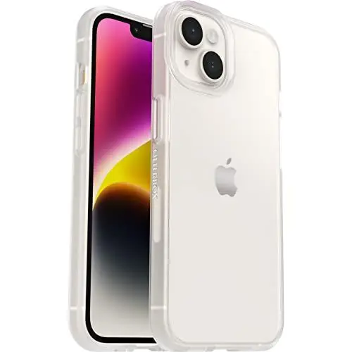Produktbild: OtterBox Sleek Hülle für iPhone 16e, iPhone 14, stoßfest, sturzsicher, ultraschlank, schützende Hülle, Getestet nach Militärstandard, Transparent, Keine Einzelhandelsverpackung