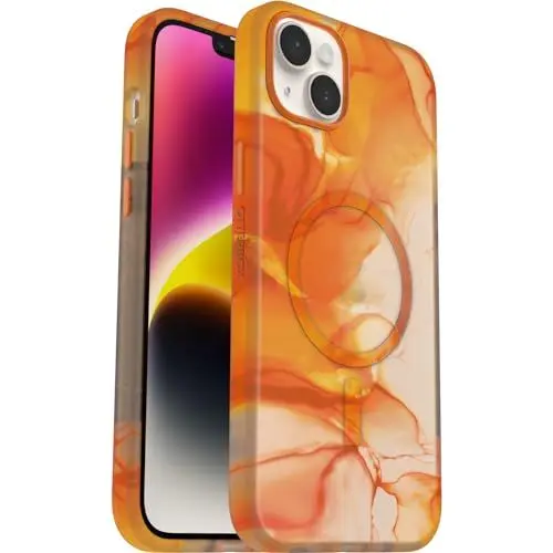 Produktbild: OtterBox Slim & Sturdy Serie Hülle für iPhone 14 Plus mit MagSafe, stoßfest, sturzsicher, ultraschlank, dünne schützende Hülle, Getestet nach Militärstandard, Orange