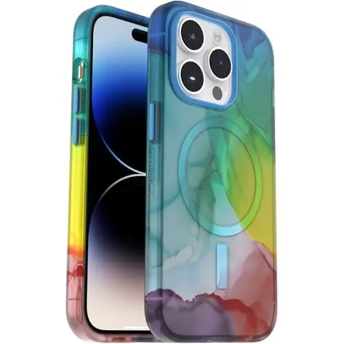 Produktbild: OtterBox Slim & Sturdy Serie Hülle für iPhone 14 Pro mit MagSafe, stoßfest, sturzsicher, ultraschlank, dünne schützende Hülle, Getestet nach Militärstandard. Birdwing