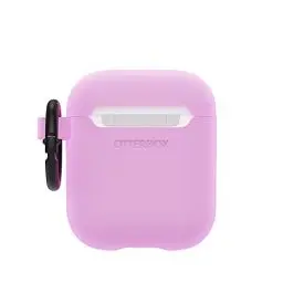 Produktbild: OtterBox Soft Touch Kopfhörer Hülle für AirPods (1. Gen 2016/2. Gen 2019), stoßfeste, sturzsichere, ultraflache, Kratz- und Abriebfeste Schutzhülle für Apple AirPods, inklusive Karabiner, Lila