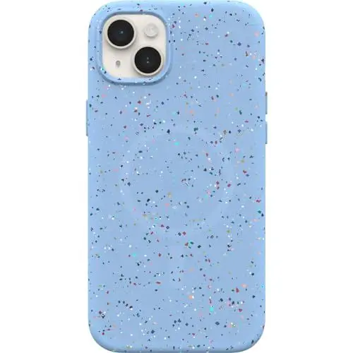 Produktbild: OtterBox Sustainable Serie Hülle für iPhone 14 Plus mit MagSafe, stoßfest, sturzsicher, ultraschlank, dünne schützende Hülle, House Party