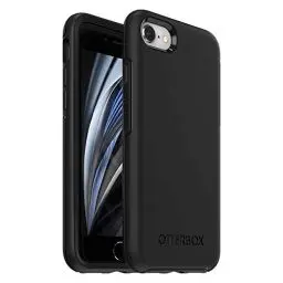 Produktbild: OtterBox Symmetry Case für iPhone 7/8/SE 2. Generation, 3. Generation, stoßfest, sturzsicher, dünne Schutzhülle, 3-fach nach Militärstandard getestet, schwarz