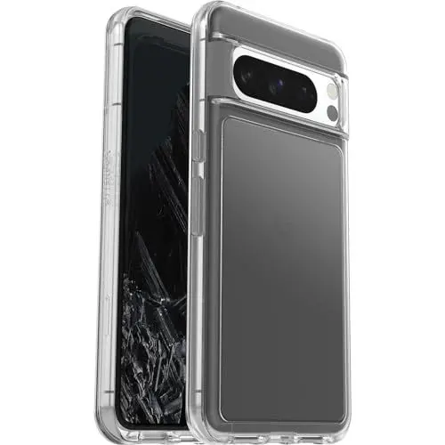 Produktbild: OtterBox Symmetry Clear Hülle für Google Pixel 8 Pro, sturzsicher, schützende Hülle, 3X getestet nach Militärstandard, Transparent