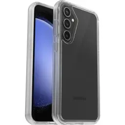 Produktbild: OtterBox Symmetry Clear Hülle für Samsung Galaxy S23 FE, stoßfest, sturzsicher, dünne Schutzhülle, 3X mehr Stürze als nach Militärstandard, Transparent
