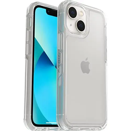 Produktbild: OtterBox Symmetry Clear Hülle für iPhone 13 Mini/iPhone 12 Mini, sturzsicher, schützende Hülle, 3X getestet nach Militärstandard, antimikrobiell, Transparent