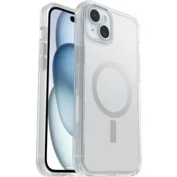 Produktbild: OtterBox Symmetry Clear für MagSafe transparente Hülle für iPhone 15 Plus/iPhone 14 Plus, stoßfest, sturzsicher, schützende Hülle, 3X getestet nach Militärstandard, Transparent