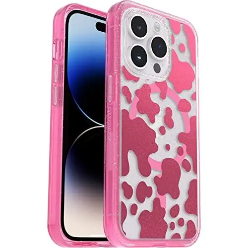 Produktbild: OtterBox Symmetry+ transparente Hülle für iPhone 14 Pro für MagSafe, stoßfest, sturzsicher, schützende Hülle, 3X Disco Cowgirl