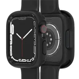 Produktbild: OtterBox Watch Bumper für Apple Watch Series 8/7-45mm, stoßfeste, sturzsichere, schlanke Schutzhülle für Apple Watch, schützt den Display und die Kanten, Schwarz