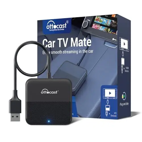 Produktbild: OTTOCAST Car TV Mate, Multifunktions Audio und Video Adapter Adapter für TV-Sticks Bildschirmwerfer Spielkonsolen HDMI Multimedia Plug & Play Adapter für Autos mit Wired CarPlay von 2016