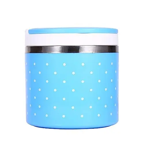 Produktbild: OUCRIY 11 Cm X 11,5 Cm Großer Thermobehälter, 1-lagige Edelstahl-Isolierung, Thermo-Brotdose, Behälter für Warme Speisen