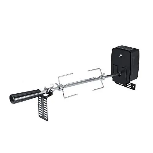 Produktbild: OUCRIY BBQ Rotisserie BBQ Spieß Motor 47×12×10 Universal Rotisserie Kit Für Grill Edelstahl Spieß Stange Fleisch Gabeln Mit Elektromotor