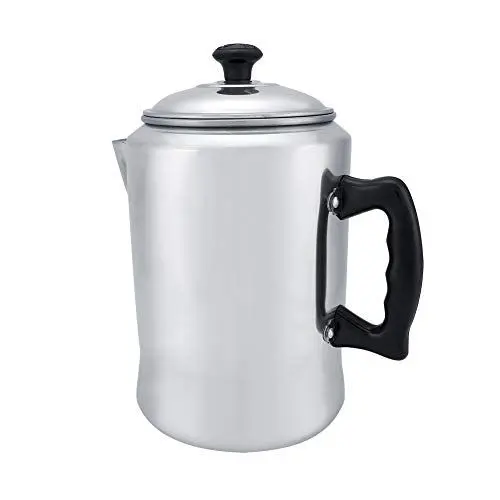 Produktbild: Aluminiumlegierung Kaffeemaschine Topf Perkolator Teekessel Herdplatte mit Deckel für die Zubereitung von Milchtee und Kaffee