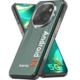 Produktbild: OUKITEL WP39 Outdoor Handy Ohne Vertrag 5G - 24 (6+18) GB RAM + 256GB ROM Outdoor Smartphone 11000mAh, MediaTek Android 14 Handy, 6,6 Zoll, 64MP+32MP, Rugged Baustellenhandy, IP68/NFC/OTG/GPS/Face ID