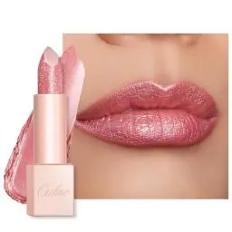 Produktbild: OULAC Feuchtigkeits Glanz Lippenstift Rosa, Schimmernder mit Glänzender Oberfläche, Cremige Textur, Lippenpflege für Feuchtigkeitsspendende Lippen, Vegan (03) Pink Jewel