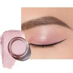 Produktbild: OULAC Lidschatten Perlen-Finish | Lidschatten & Highlighter Rosa Feine Textur | Wasserfest & Langlebig | Metallisch Perlen Finish Augen-Makeup | Vegan | 06g (P03) Seaside